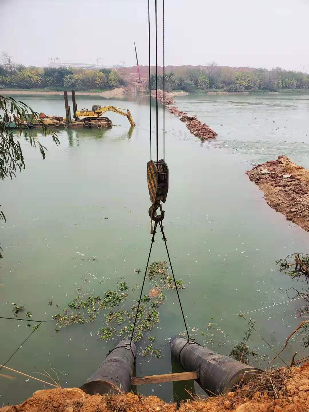 黃石沉管法施工